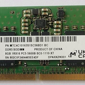 זיכרון מחודש Micron DDR5 8GB 5600MHz – איכות פרימיום במחיר ירוק